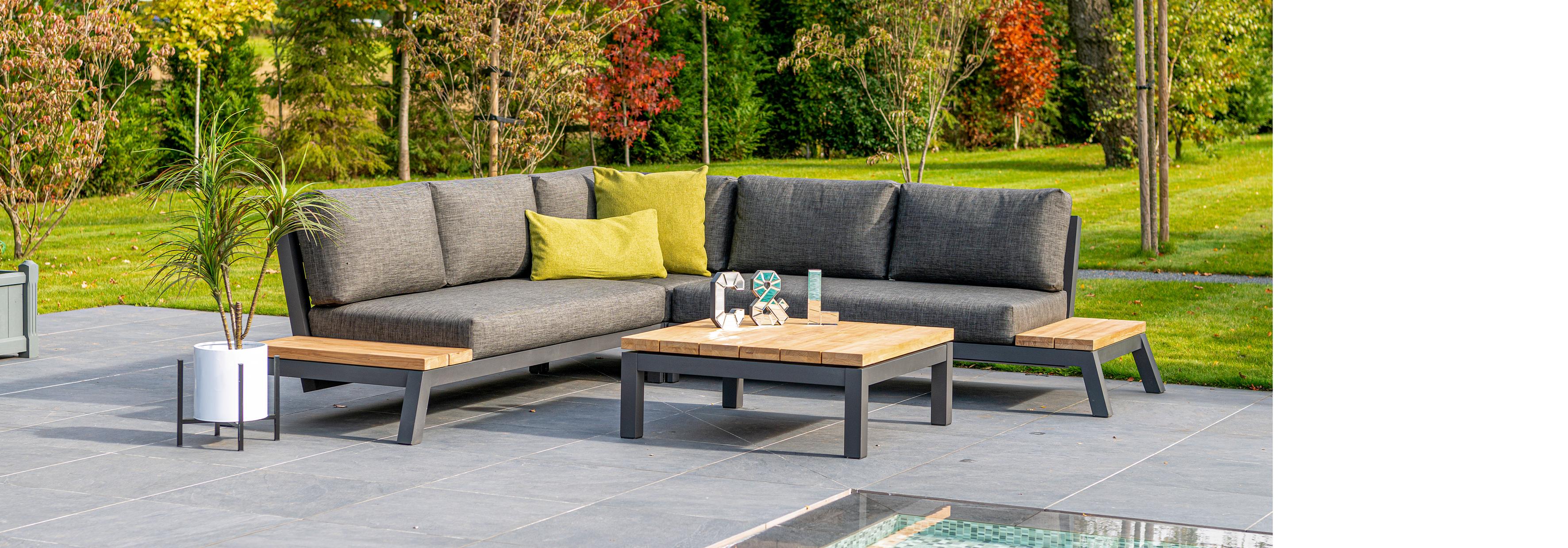 4 Seasons Outdoor Empire Corner Lounge Set