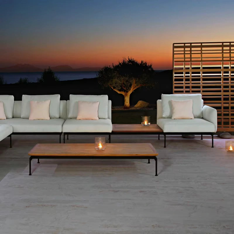 Barlow Tyrie Layout Deep Seating Bridging Table 80 Square