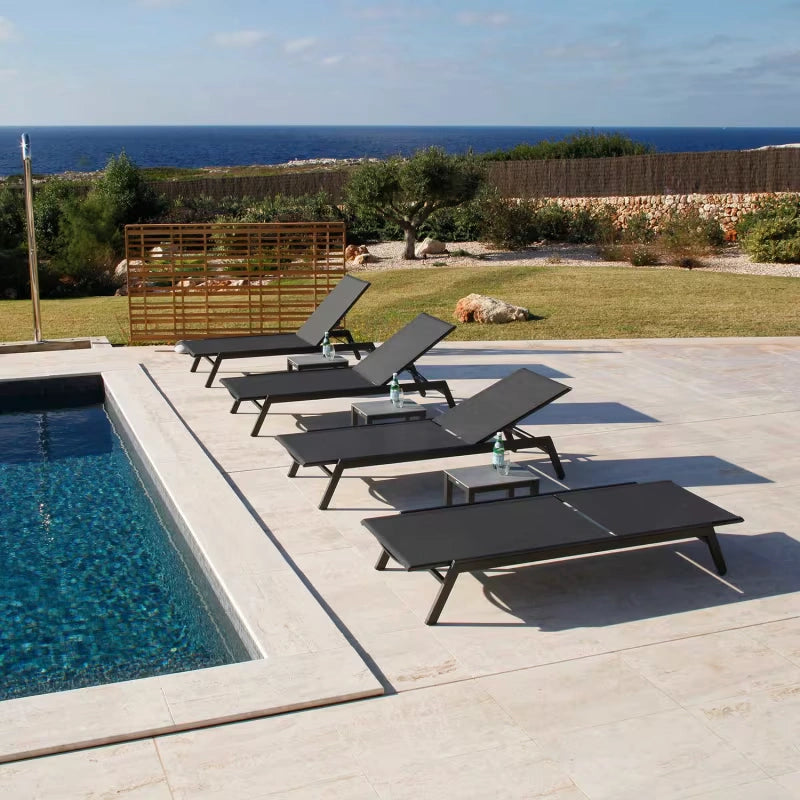 Equinox Occasional Low Lounger Table 49 Rectangular - Powder Coated