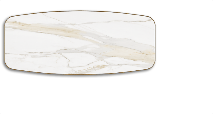 Cattelan Italia Papel Keramik Premium Barrel-Shaped Dining Table