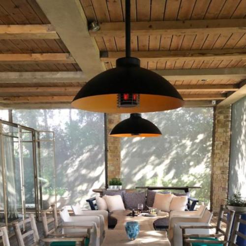Heatsail Dome Pendant | Ceiling Hanging Outdoor Heater | Max height 3.67m