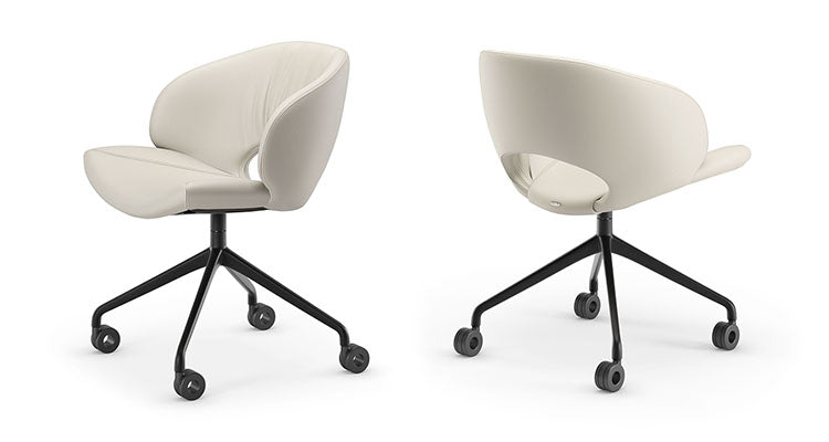Cattelan Italia Miranda Wheels Swivel Office Armchair