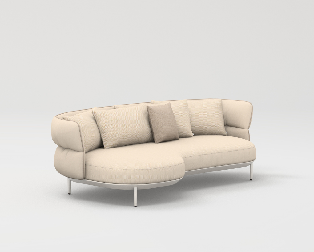 Point Furniture Amba Essence Sofa Chaise Module Aluminum Structure