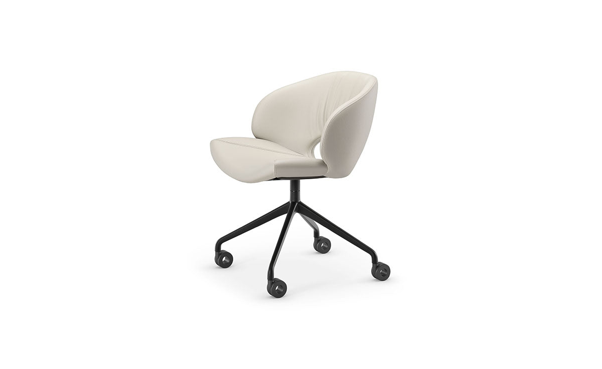 Cattelan Italia Miranda Wheels Swivel Office Armchair