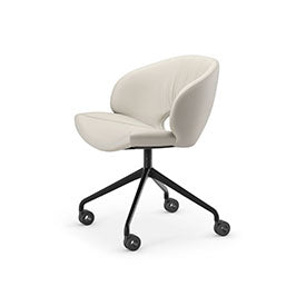 Cattelan Italia Miranda Wheels Swivel Office Armchair