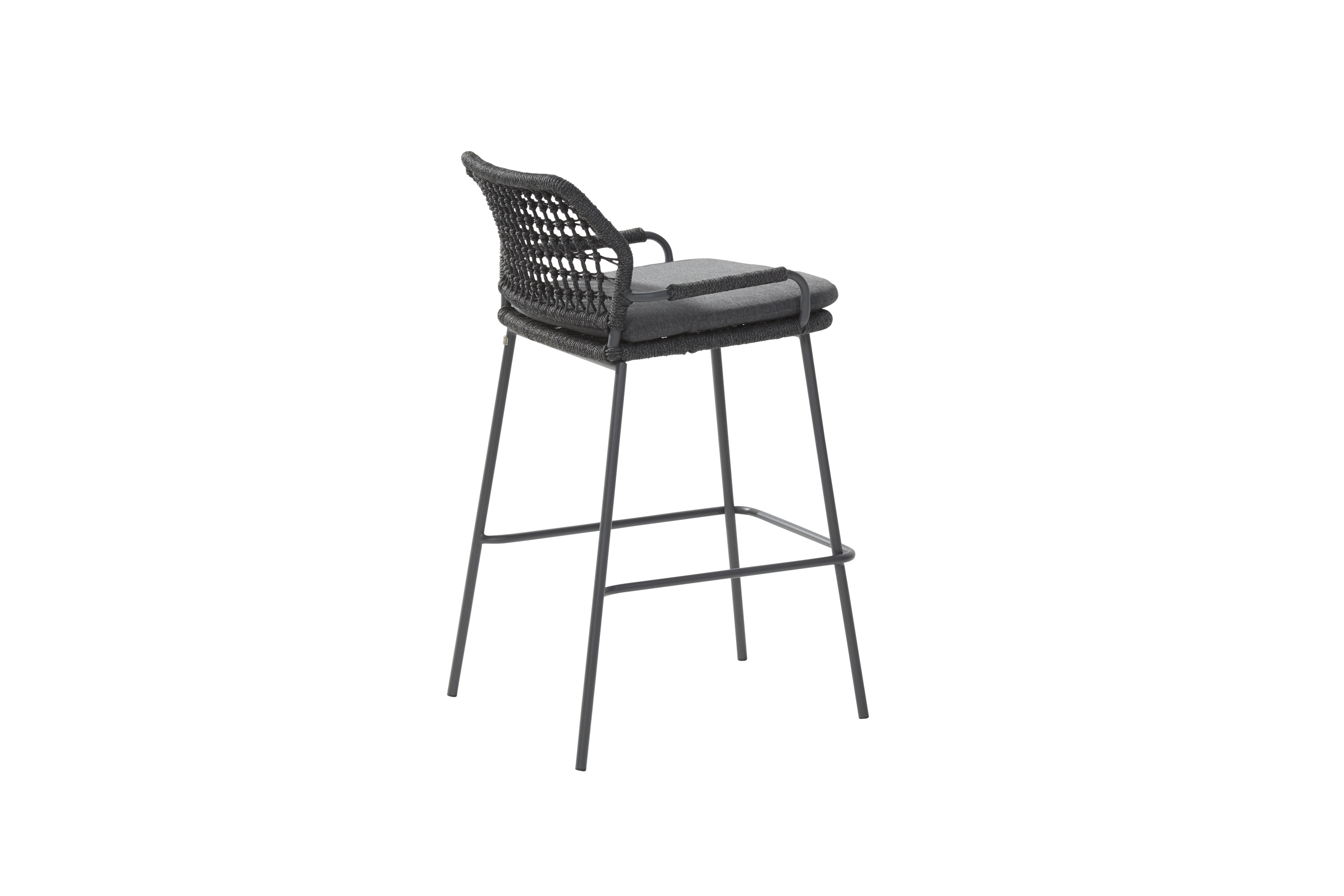 4 Seasons Outdoor Barista Bar Chair Anthracite Rope (Packed In 2's)