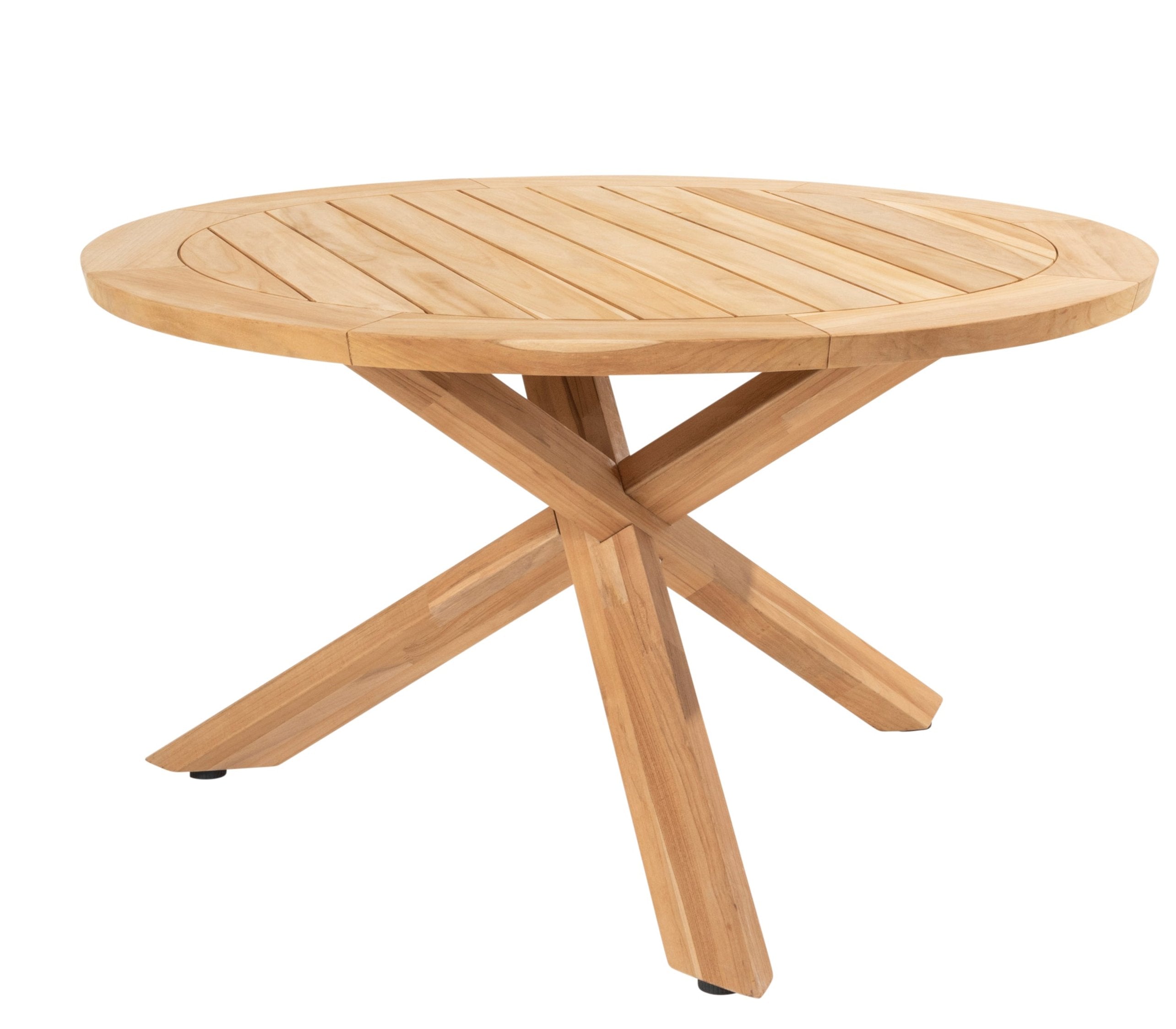 4 Seasons Outdoor Puccini 6 Seat Dining Round With Prado Table And Lazy Susan