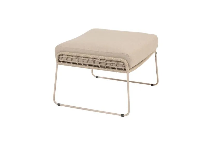 4 Seasons Outdoor Albano Footstool With Cushion