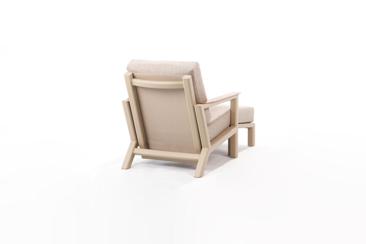 4 Seasons Outdoor Xara 7 Seat Lounge Paros HAT140cm Drum Ceramic Table & Stools
