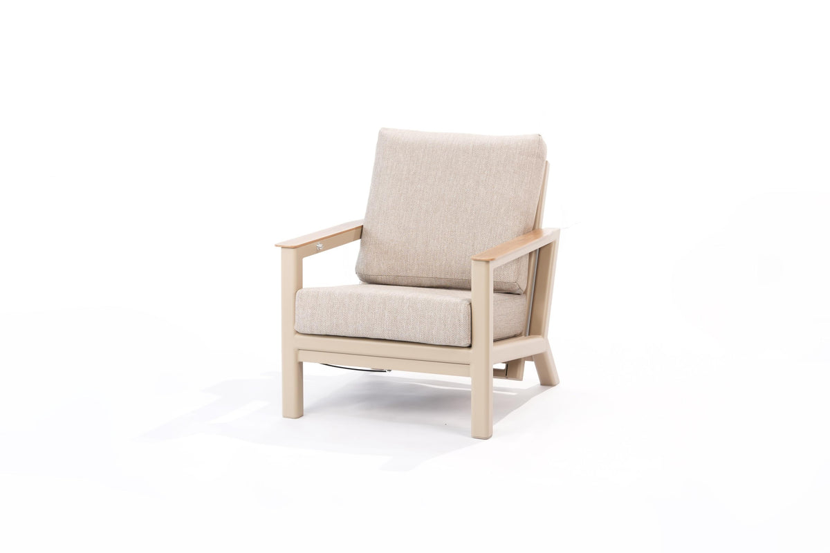 4 Seasons Outdoor Xara 2 Seat Relax Paros HAT75cm Drum Ceramic Dining Table & Footstools