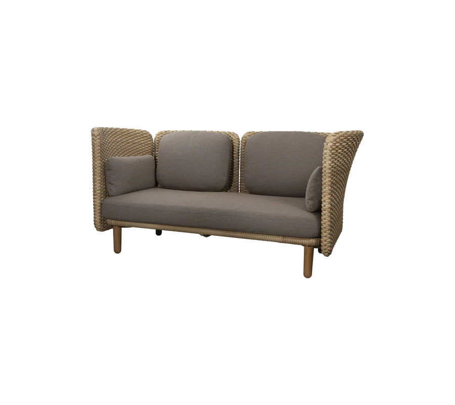 Cane-line Arch 2-Seater Sofa with Low Arm and Backrest