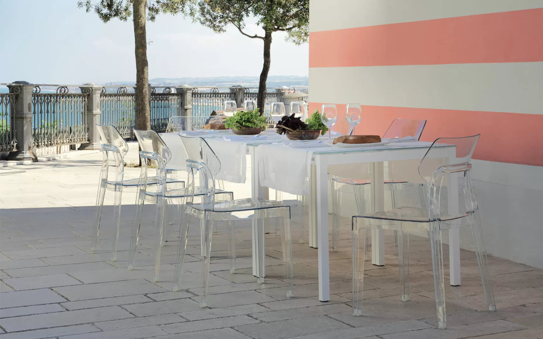 Aria Outdoor Chair In Polycarbonate