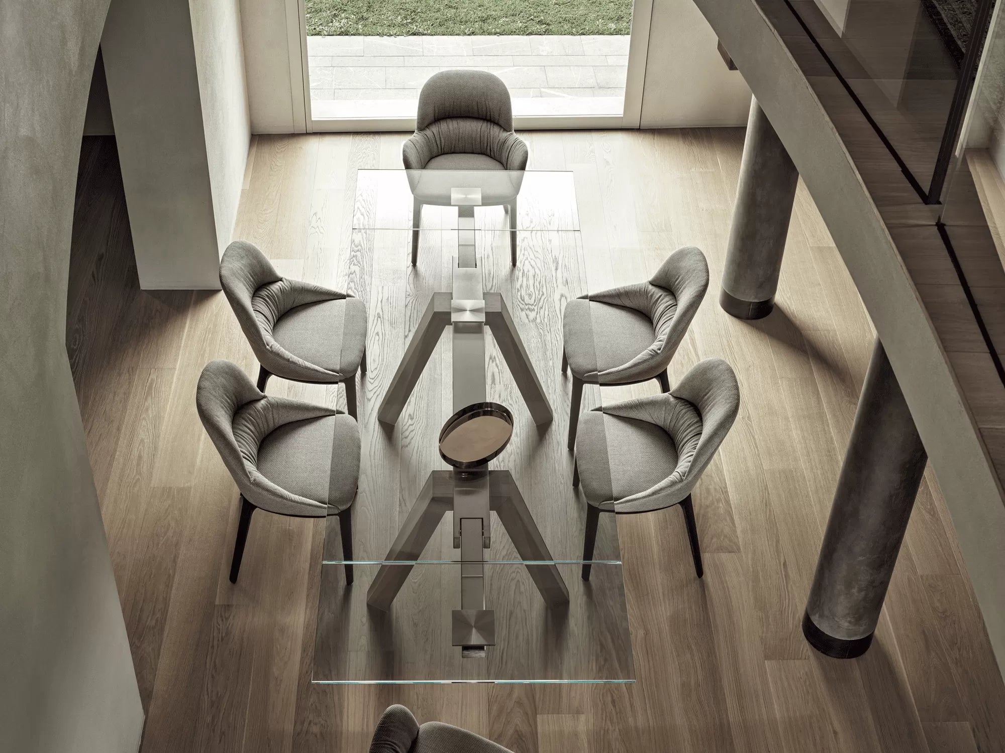 Bontempi Casa Queen Chair Solid Wood Frame & Arms