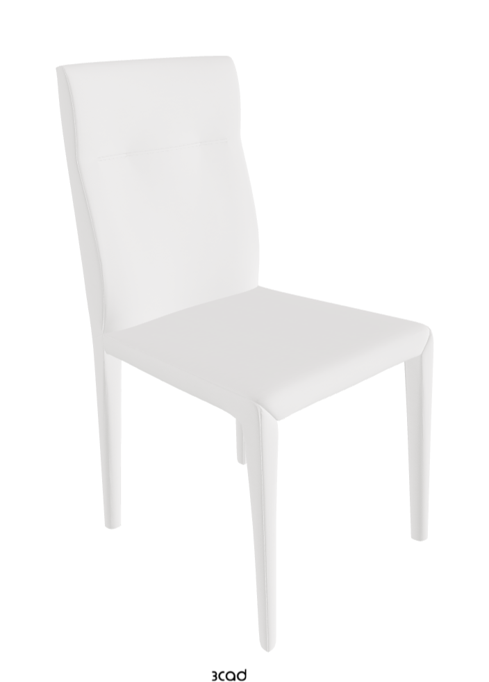 Agatha Flexible Backrest_Synthetic Leather_Bianco