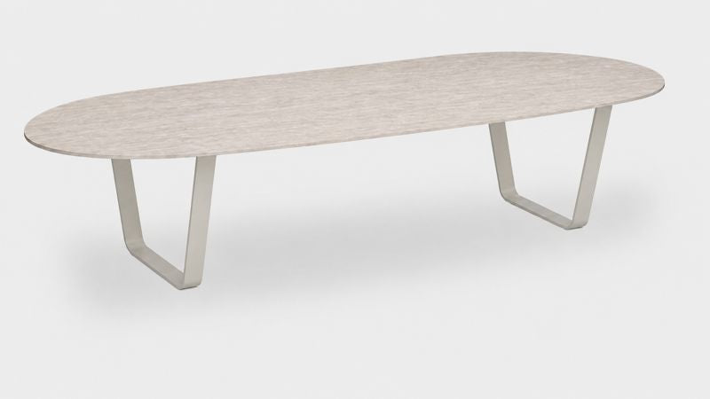 Manutti Air Boat Shaped Dining Table 280 × 132 cm