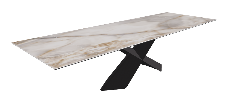 Cattelan Italia Tyron Keramik Drive Rectangular Extendible Dining Table – 200→294x106x74h