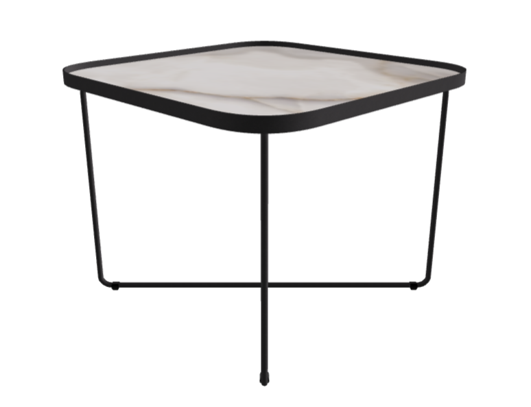 Cattelan Italia Benny Keramik Coffee Table ◻60x60x48h