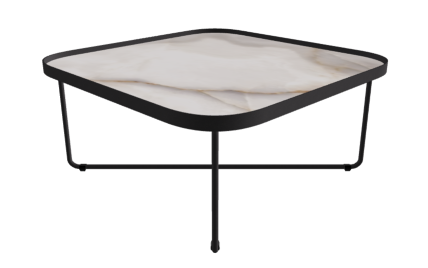 Cattelan Italia Benny Keramik Coffee Table ◻60x60x28h