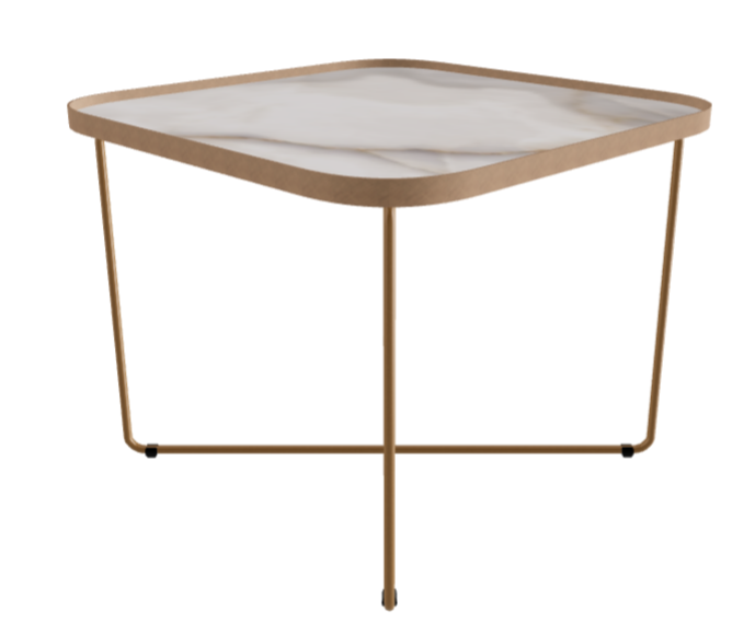 Cattelan Italia Benny Keramik Coffee Table ◻60x60x48h