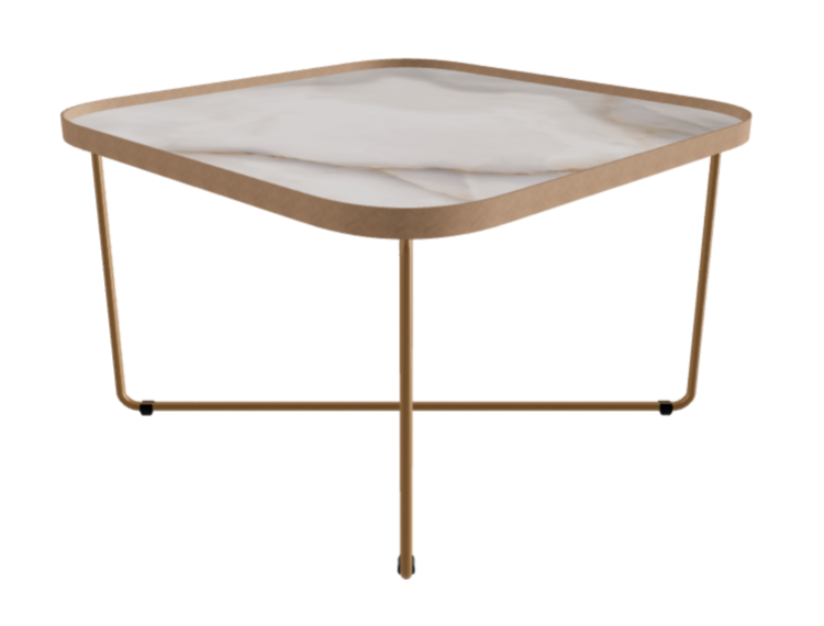 Cattelan Italia Benny Keramik Coffee Table ◻60x60x38h