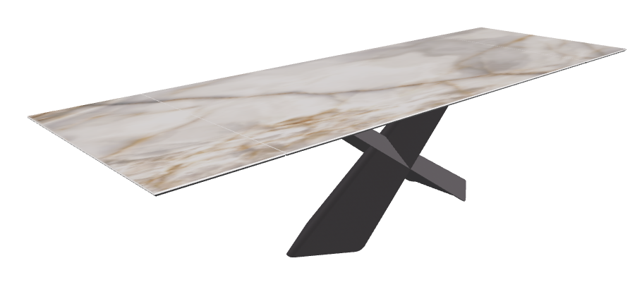 Cattelan Italia Tyron Keramik Drive Rectangular Extendible Dining Table – 200→294x106x74h