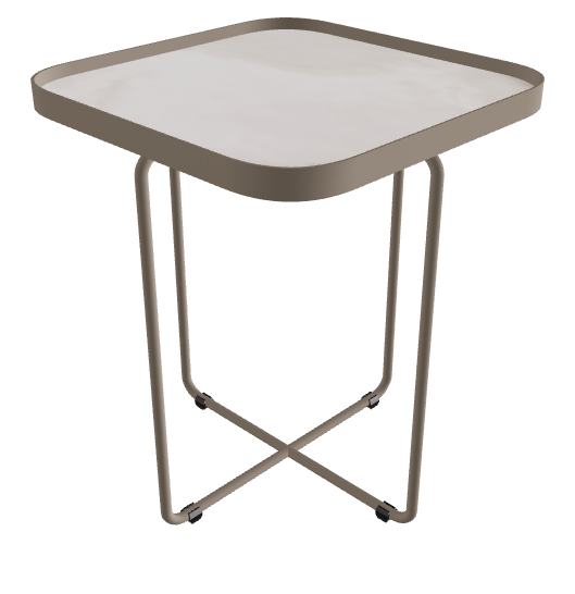 Cattelan Italia Benny Keramik Coffee Table ◻36x36x43h