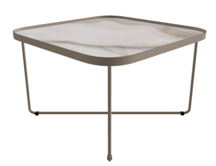Cattelan Italia Benny Keramik Coffee Table ◻60x60x38h