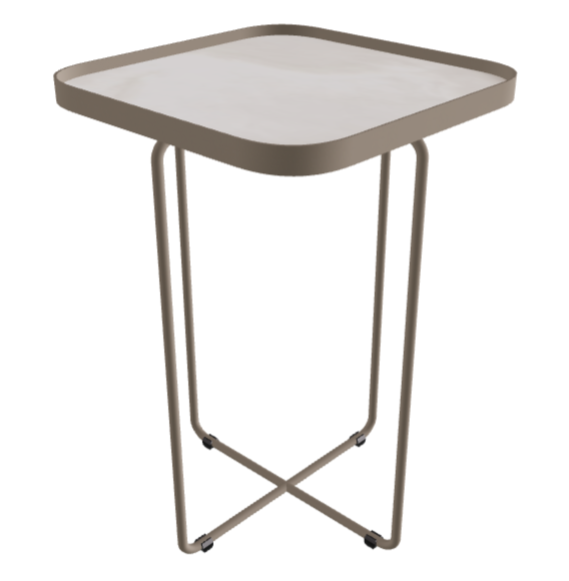 Cattelan Italia Benny Keramik Coffee Table ◻36x36x53h