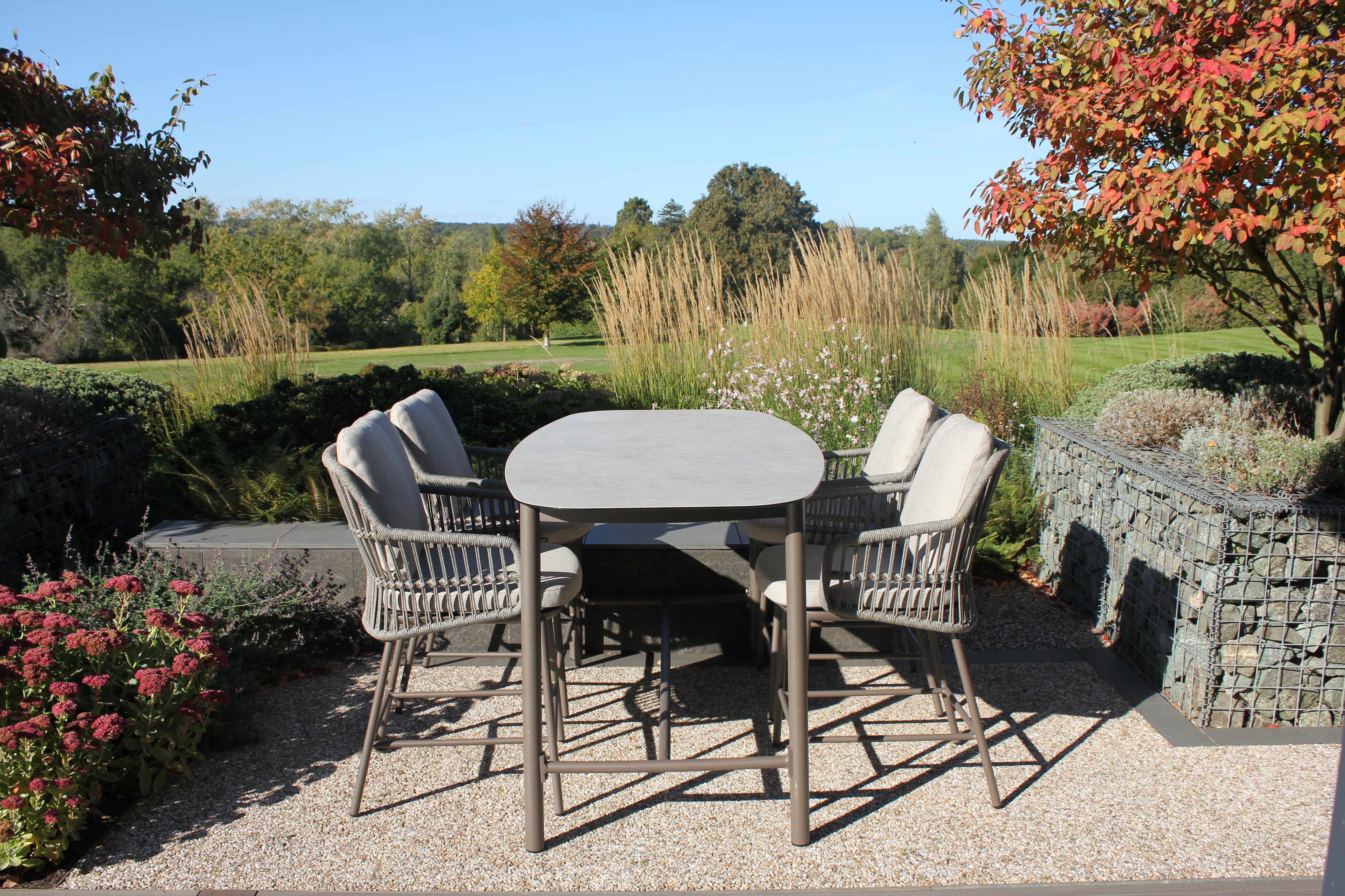 4 Seasons Outdoor Alicante 4 seat with Manolo 180cm High Ceramic Dining Table