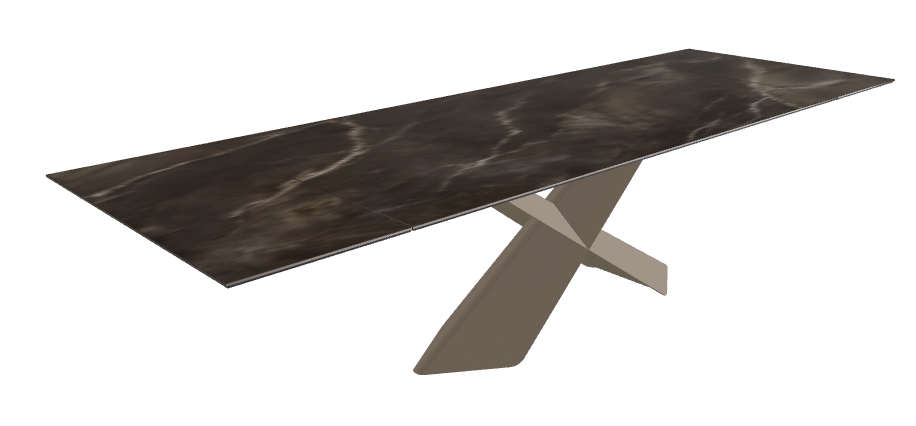 Cattelan Italia Tyron Keramik Drive Rectangular Extendible Dining Table – 200→294x106x74h