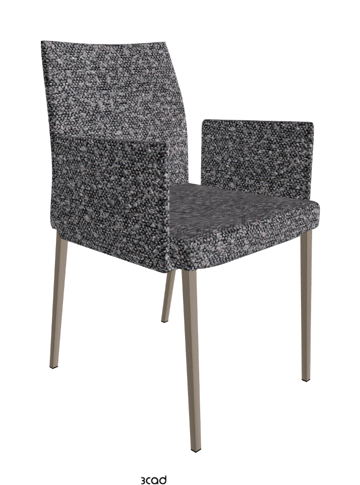 Anna Dining Armchair_Titanium Embossed_Fabric_B244