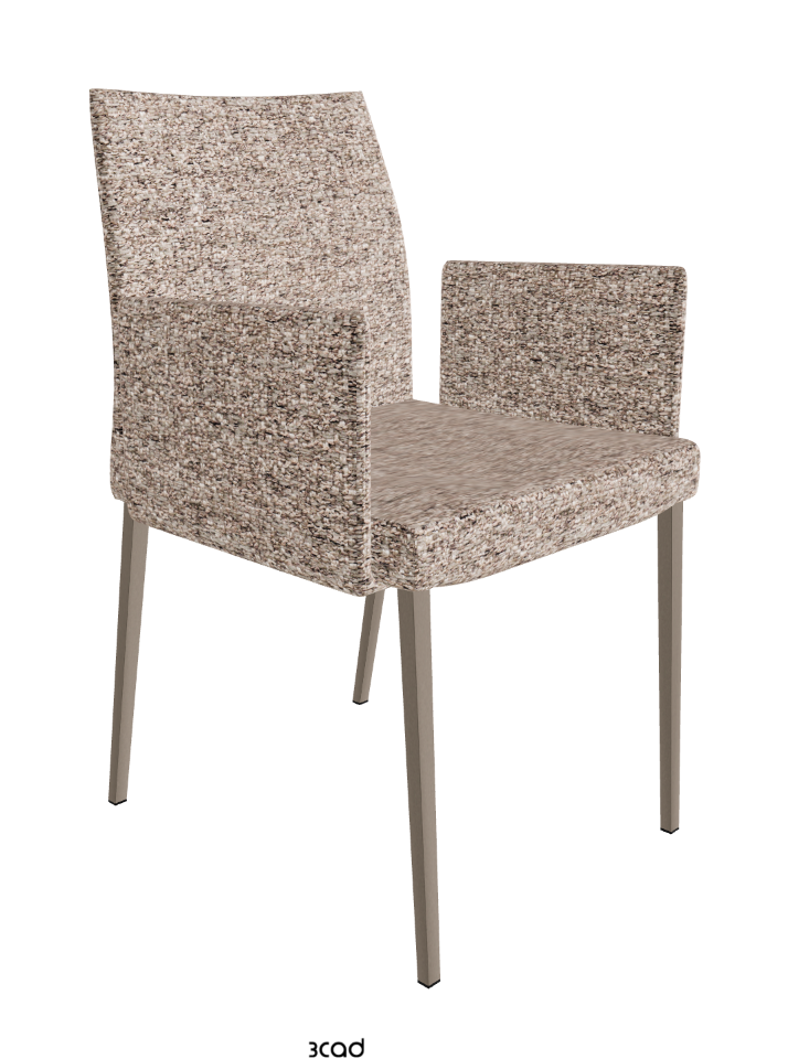 Anna Dining Armchair_Titanium Embossed_Fabric_B731