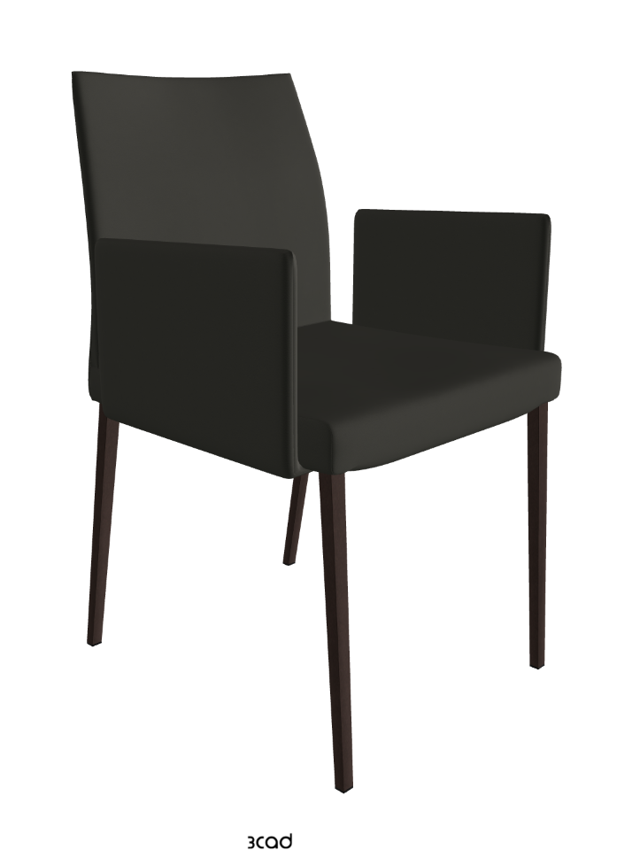 Anna Dining Armchair_Bronze Embossed_Synthetic Leather_London
