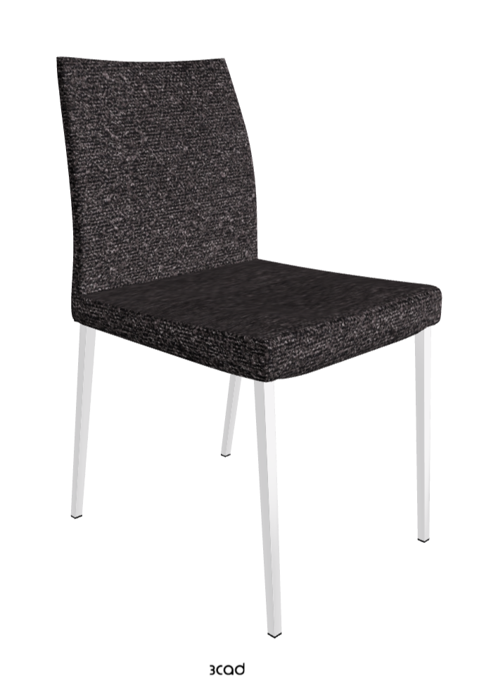 Anna Dining Chair_Chrome_Fabric:_B246