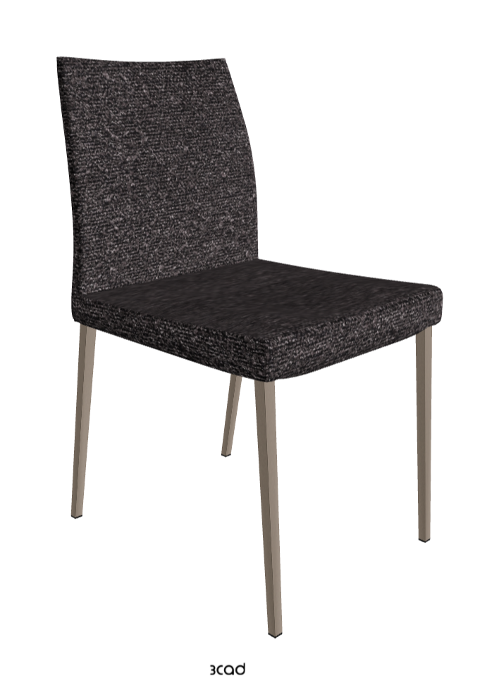 Anna Dining Chair_Titanium Embossed_Fabric_B246