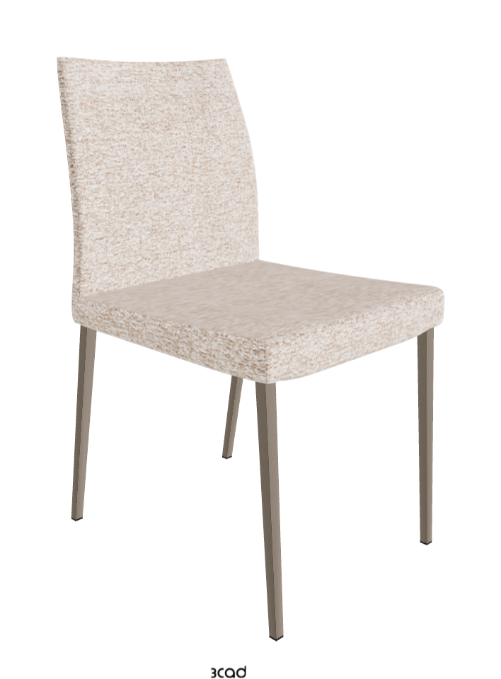 Anna Dining Chair_Titanium Embossed_Fabric_B732
