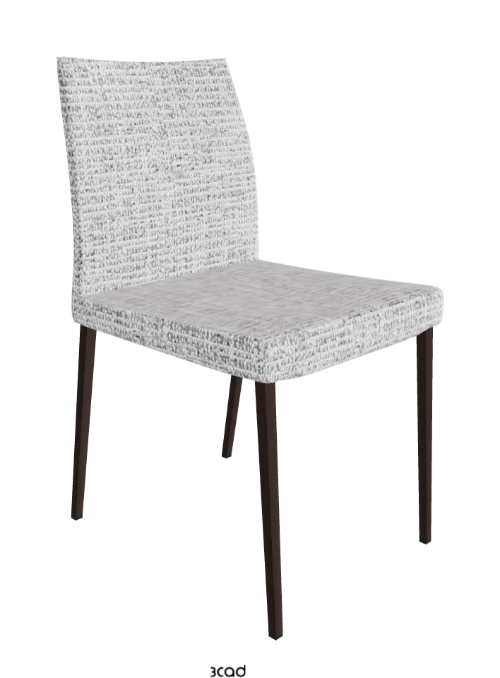Anna Dining Chair_Bronze Embossed_Fabric_B811