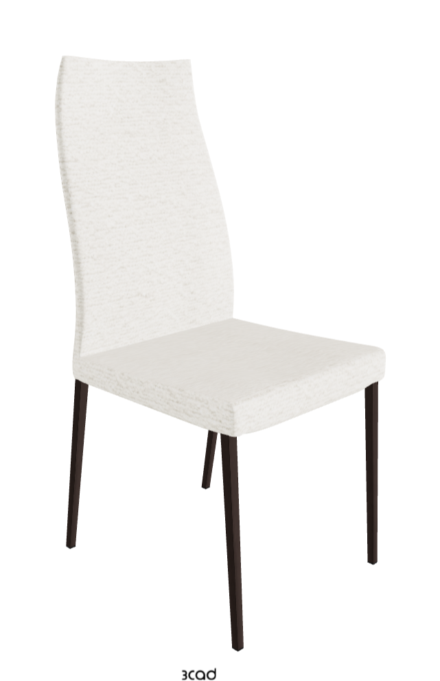 Anna High Back Dining Chair_Bronze Embossed_Fabric_B240