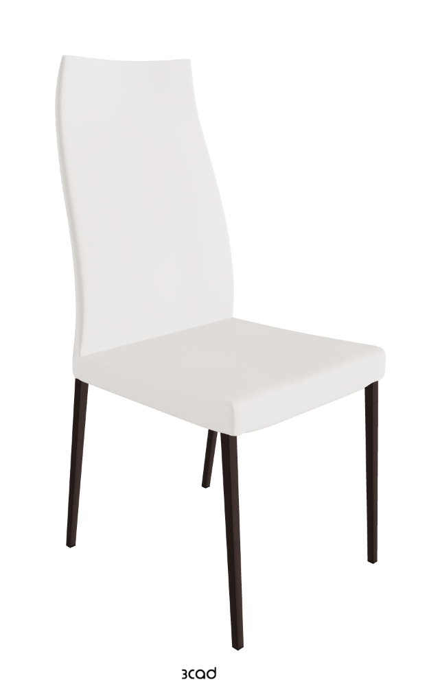 Cattelan Italia Anna High Back Dining Chair Soft Leather
