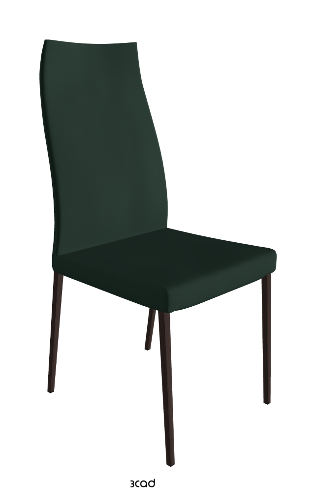 Cattelan Italia Anna High Back Dining Chair Soft Leather