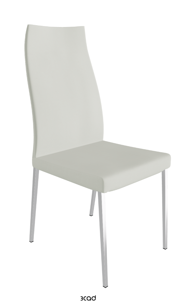 Cattelan Italia Anna High Back Dining Chair Soft Leather