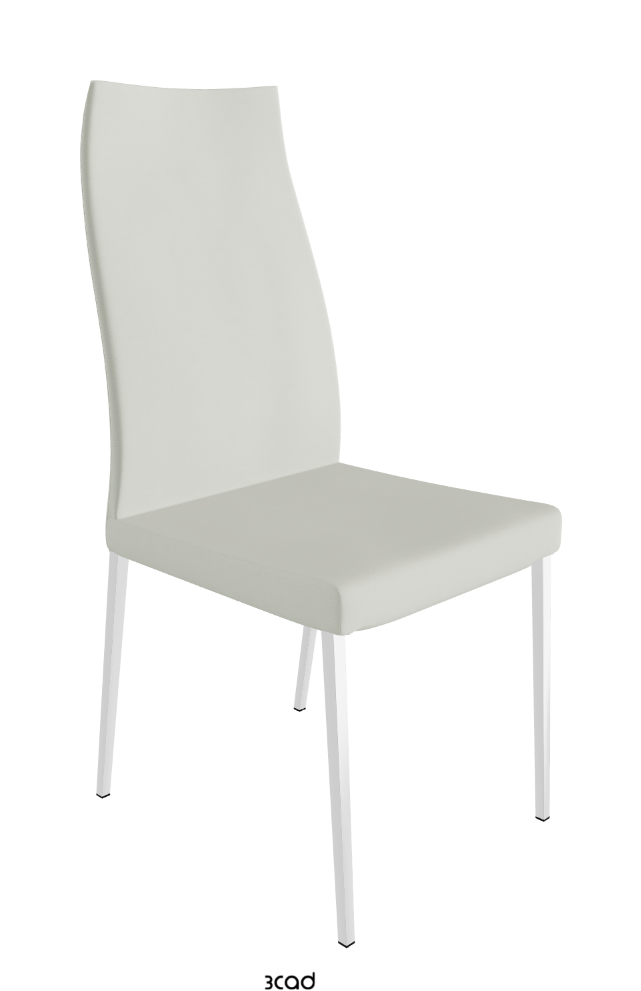 Cattelan Italia Anna High Back Dining Chair Soft Leather