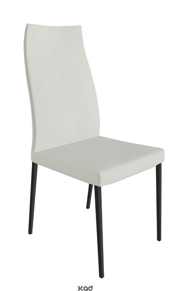 Cattelan Italia Anna High Back Dining Chair Soft Leather