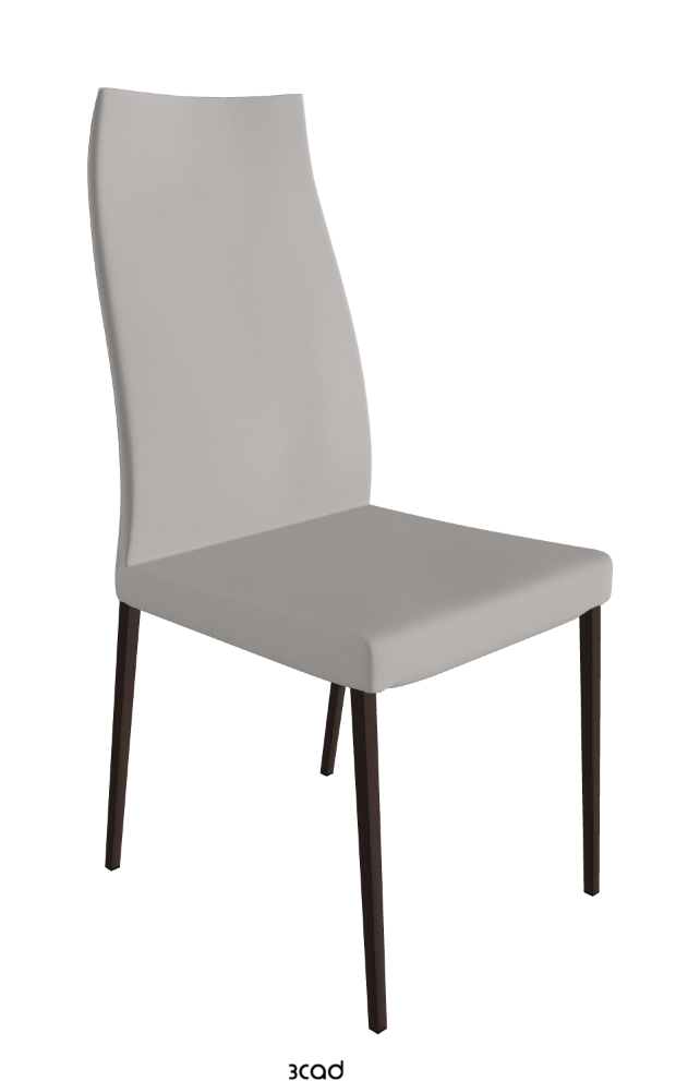 Cattelan Italia Anna High Back Dining Chair Soft Leather