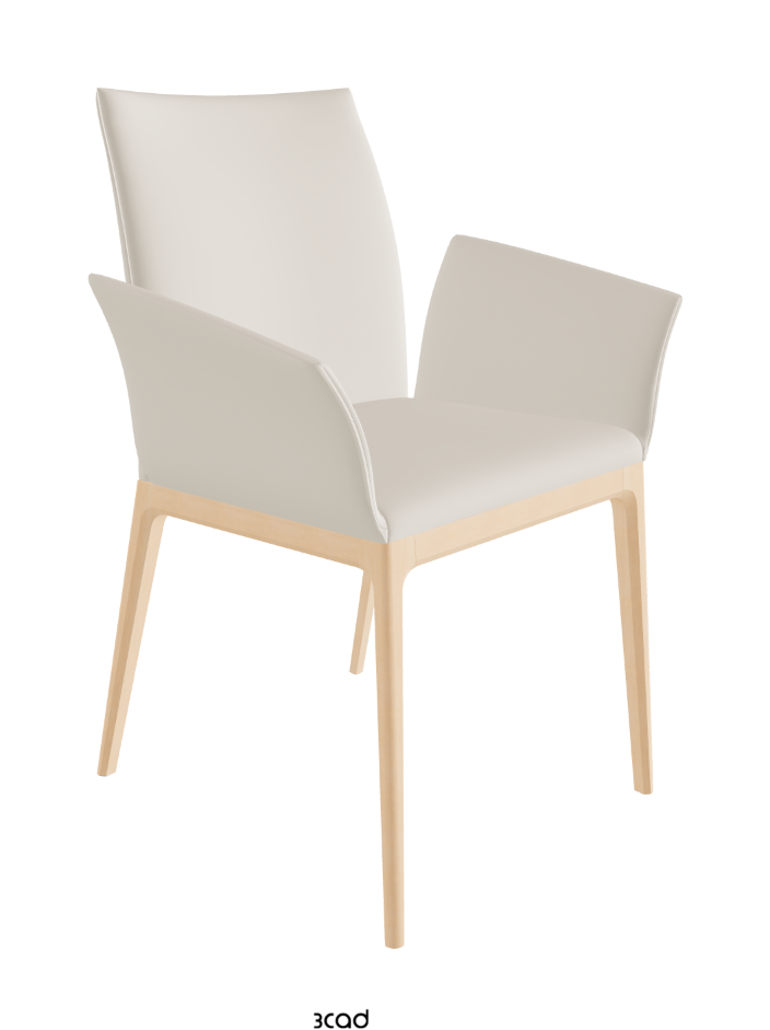 Arcadia Dining Armchair_Natural Stained Beech_Glove Soft Leather_Ecru