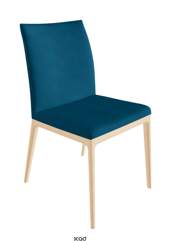 Arcadia Dining Chair_Natural Stained Beech_Fabric_B928