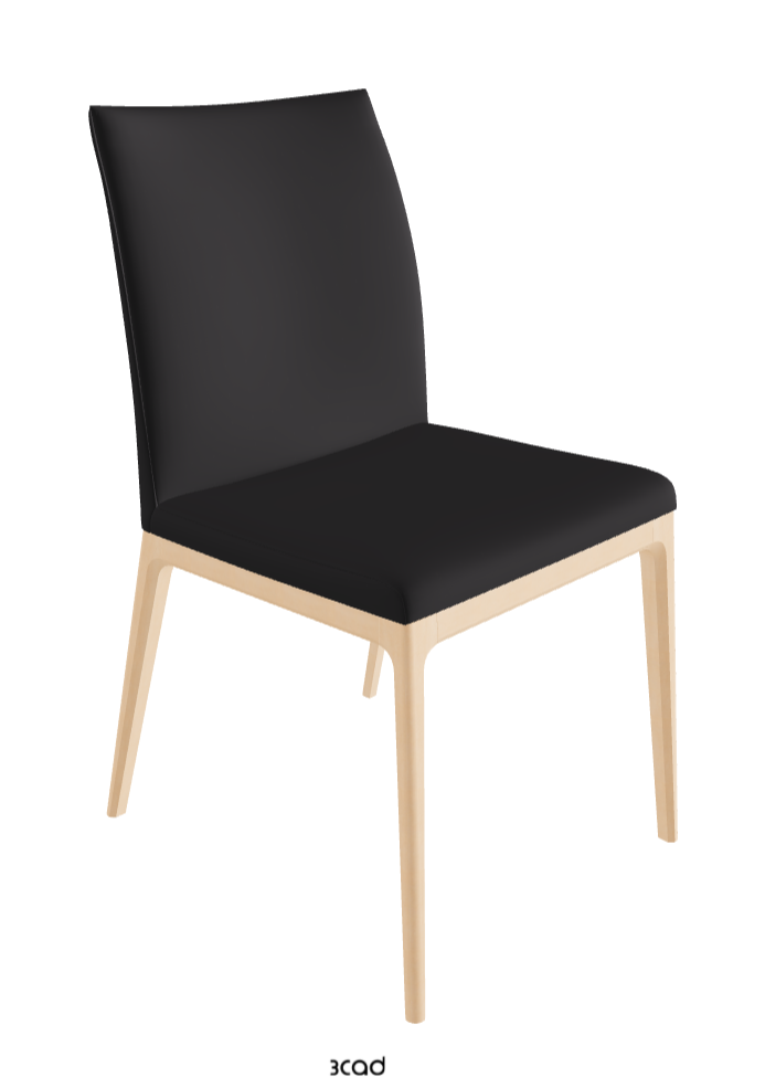 Arcadia Dining Chair_Natural Stained Beech_Glove Soft Leather_Hornet
