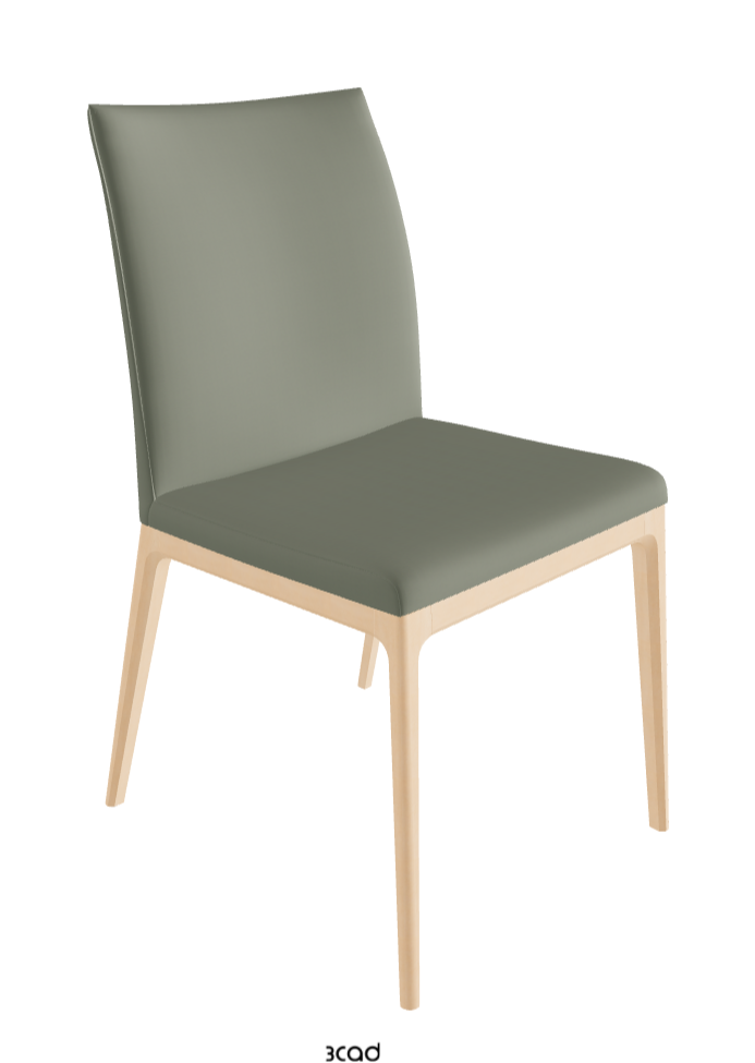 Arcadia Dining Chair_Natural Stained Beech_Soft Leather_Cenere