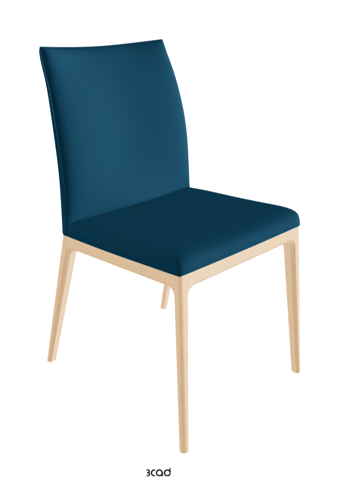 Arcadia Dining Chair_Natural Stained Beech_Soft Leather_Capri