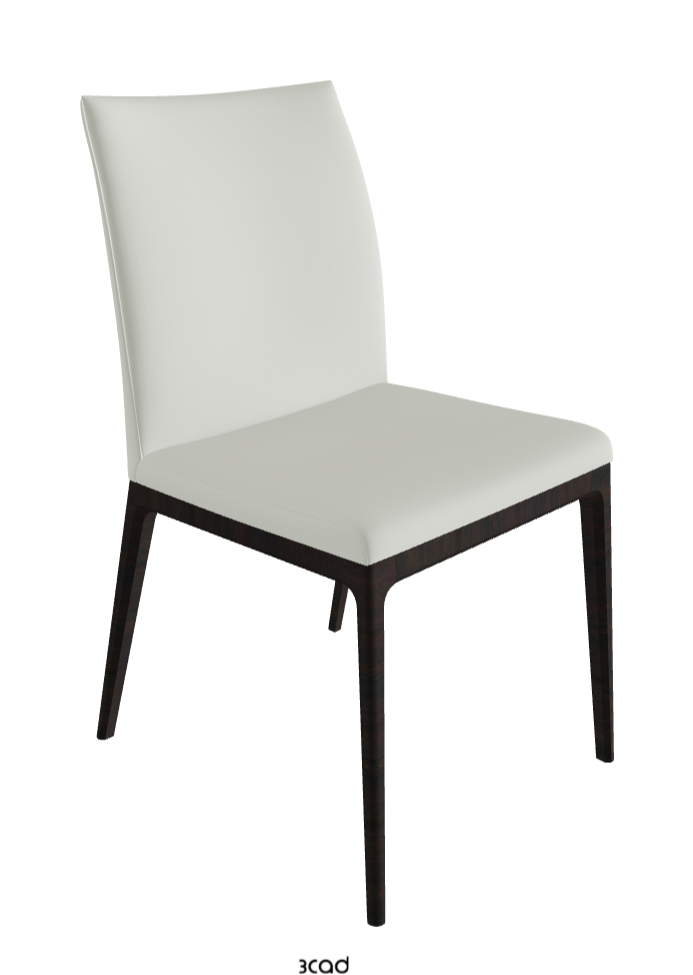 Arcadia Dining Chair_Dark Wenghe Stained Beech_Soft Leather_Artico